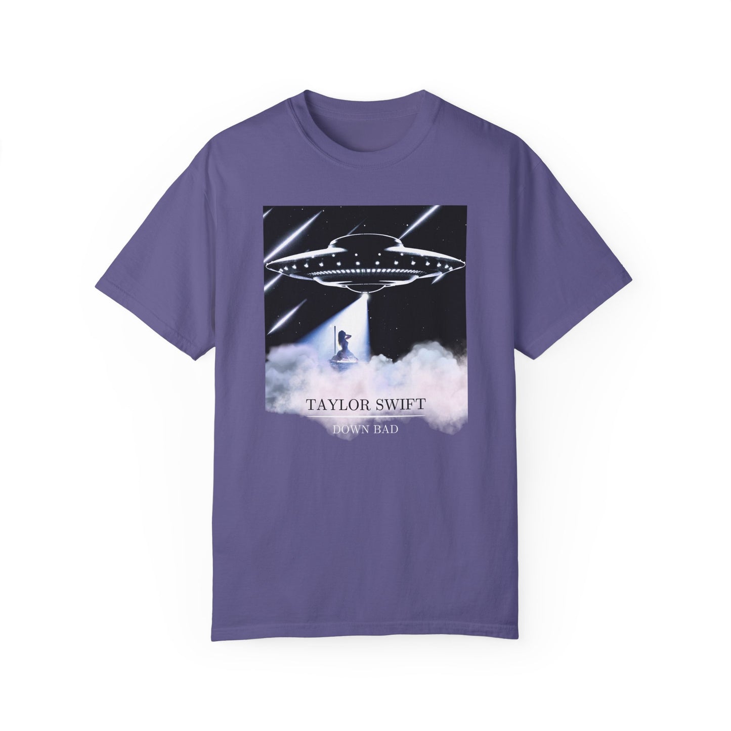 Down Bad Abduction- Unisex Garment-Dyed T-shirt