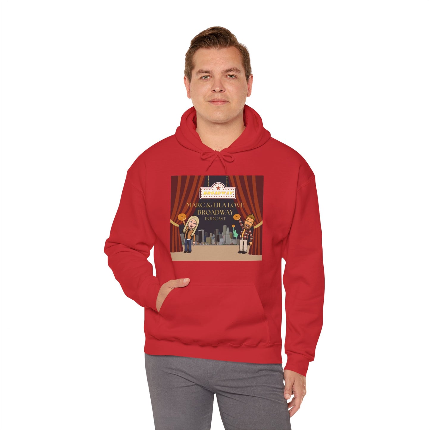 Marc & Lila Love Broadway Unisex Heavy Blend™ Hooded Sweatshirt