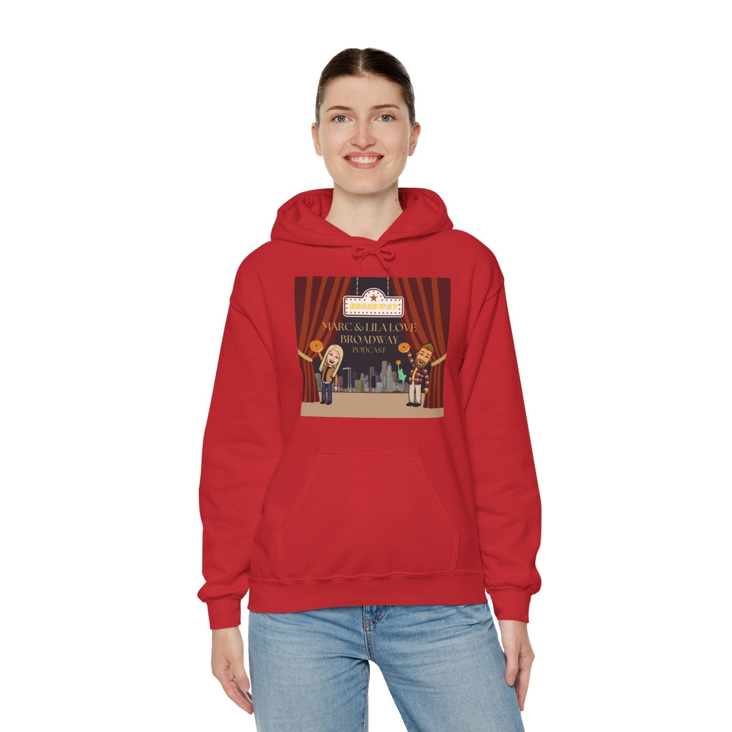 Marc & Lila Love Broadway Unisex Heavy Blend™ Hooded Sweatshirt