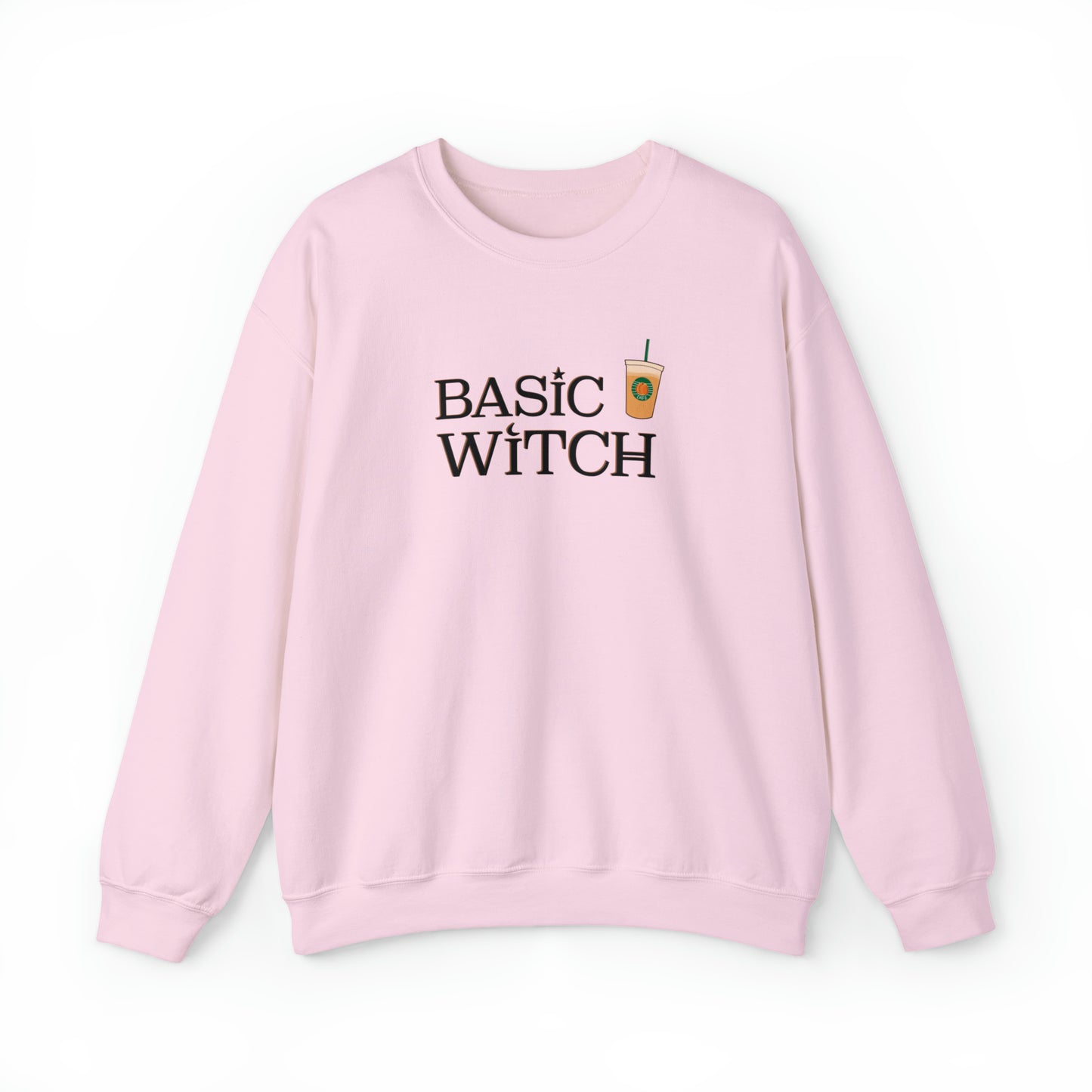 Basic Witch Halloween Tee Unisex Heavy Blend™ Crewneck Sweatshirt