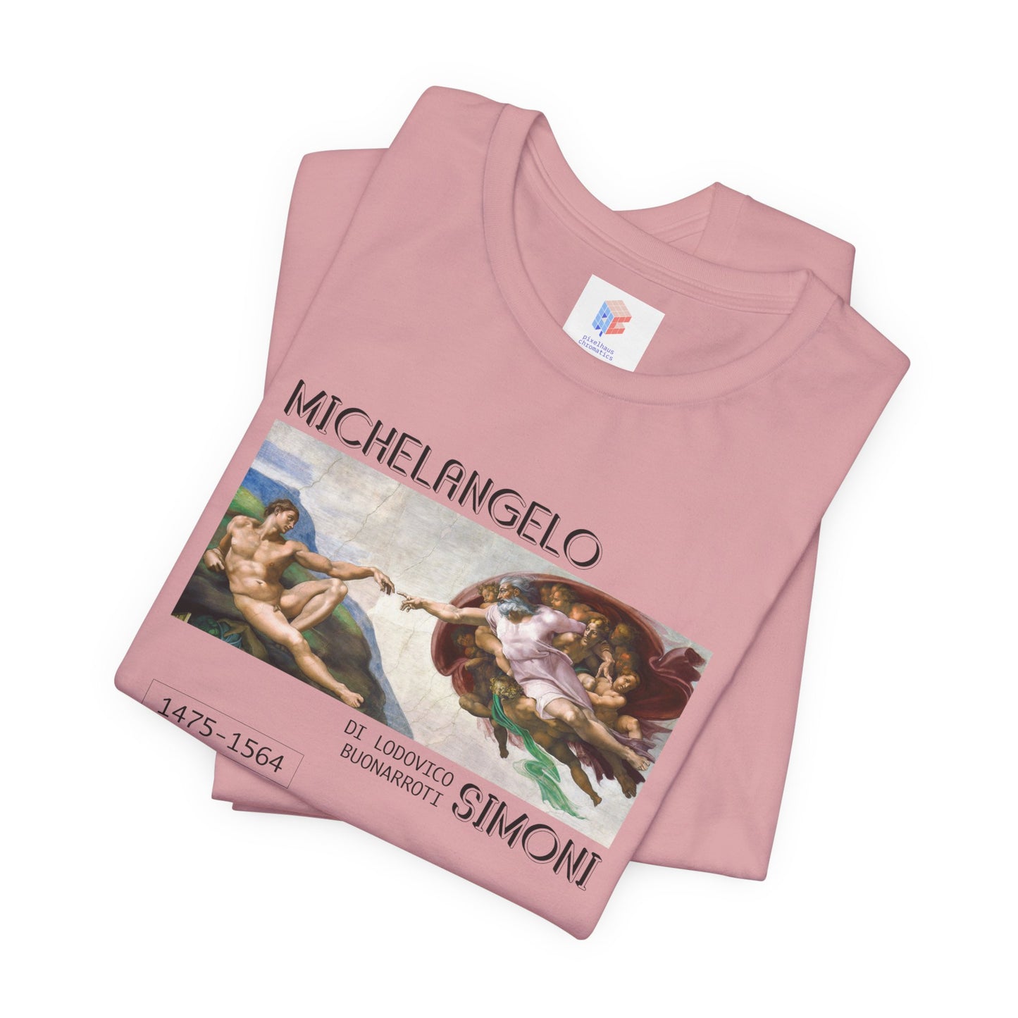 Michelangelo- Creation of Adam Unisex Jersey Short Sleeve Tee