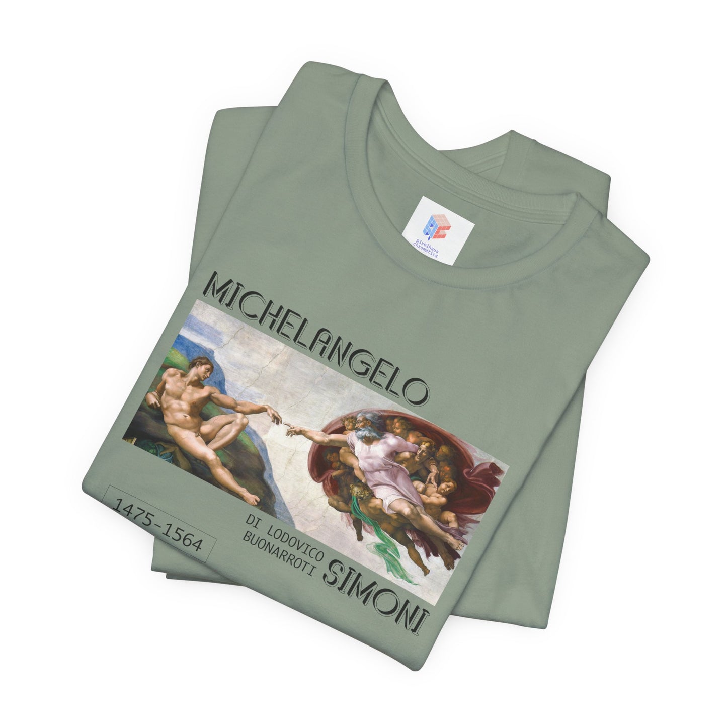 Michelangelo- Creation of Adam Unisex Jersey Short Sleeve Tee