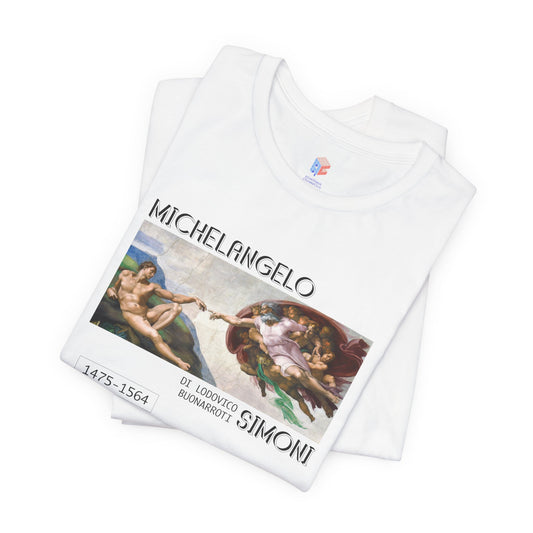 Michelangelo- Creation of Adam Unisex Jersey Short Sleeve Tee