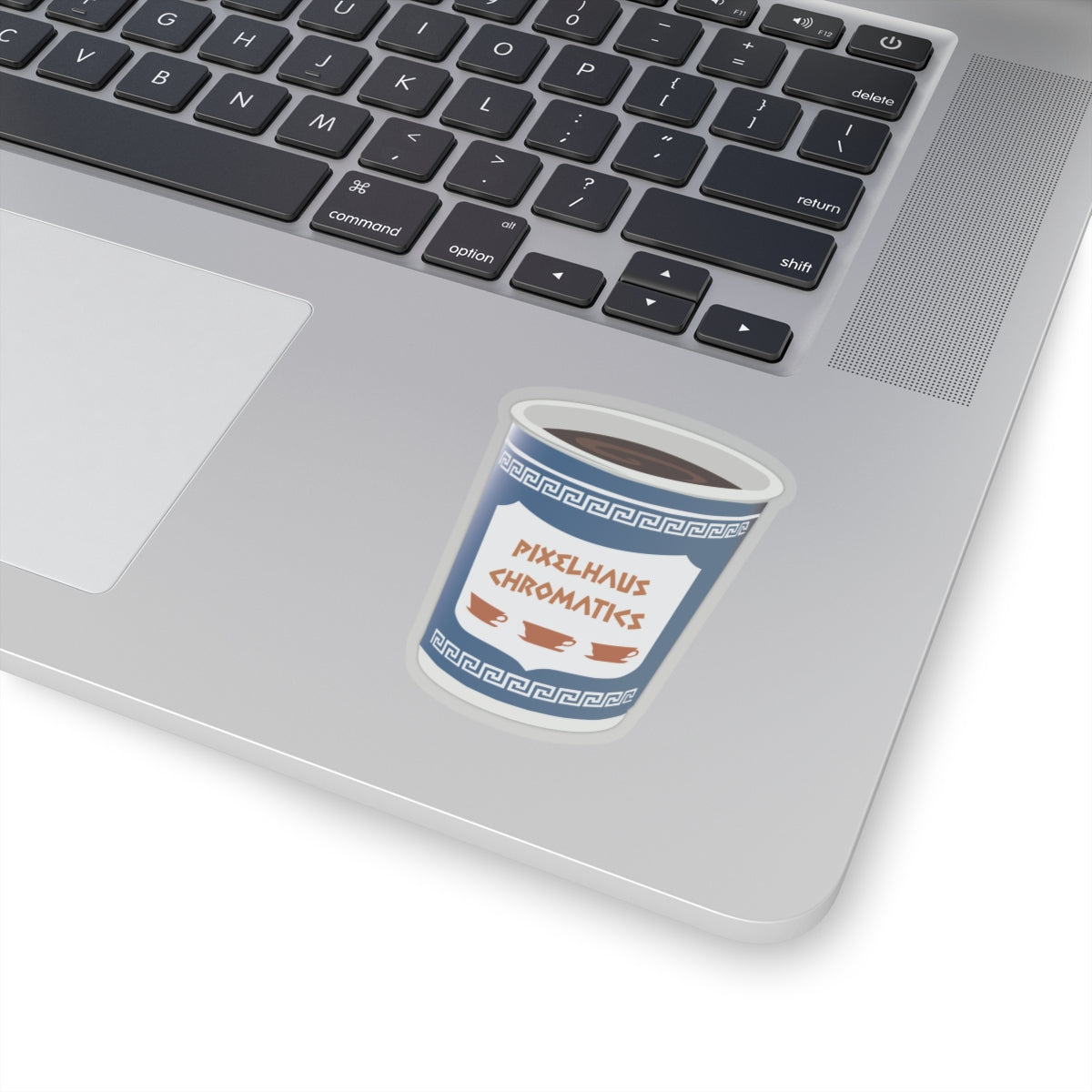 Greek Coffee Cup Sticker