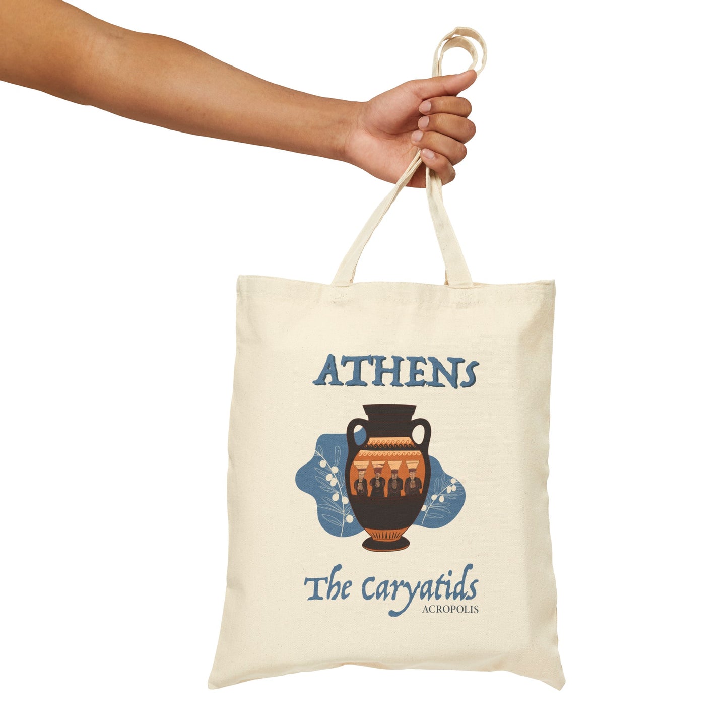 The Caryatids Cotton Canvas Tote Bag