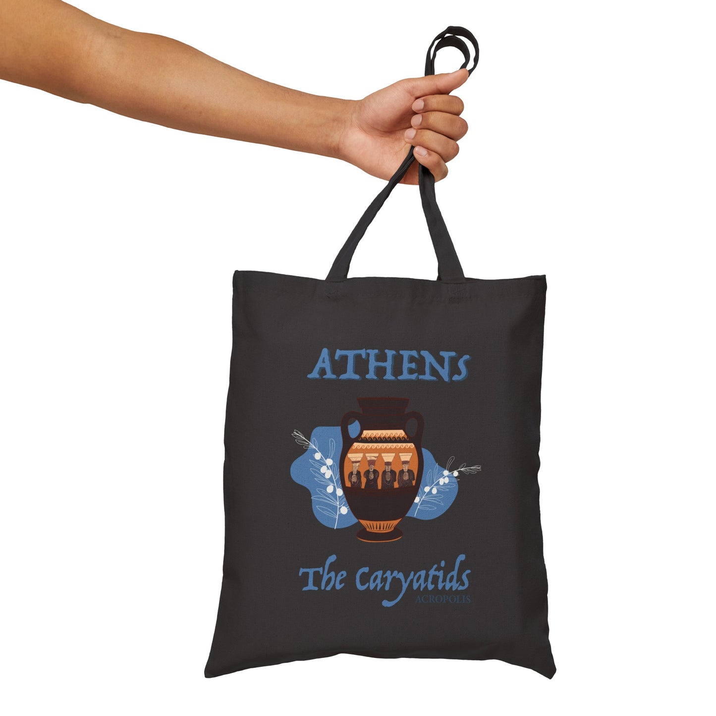 The Caryatids Cotton Canvas Tote Bag