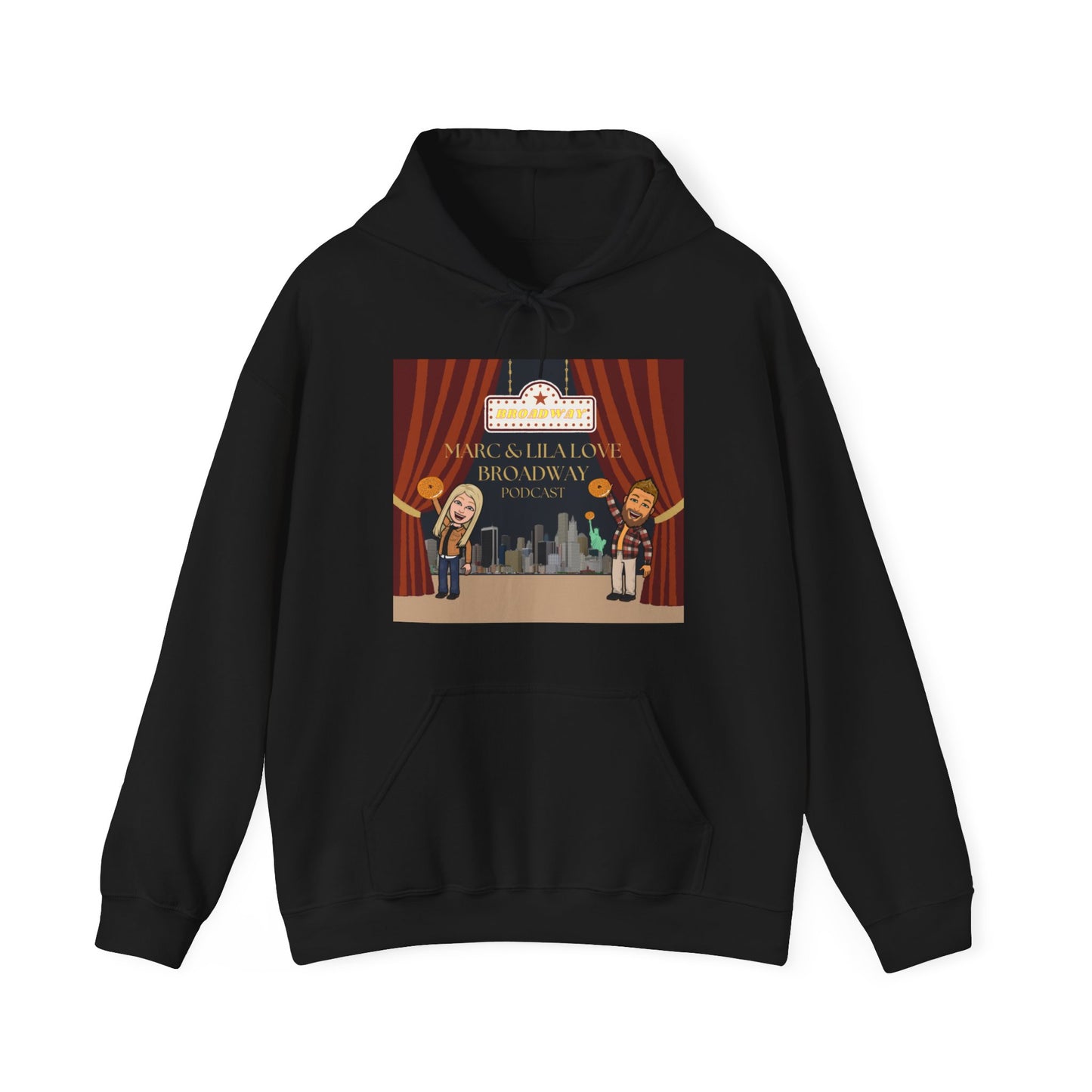 Marc & Lila Love Broadway Unisex Heavy Blend™ Hooded Sweatshirt