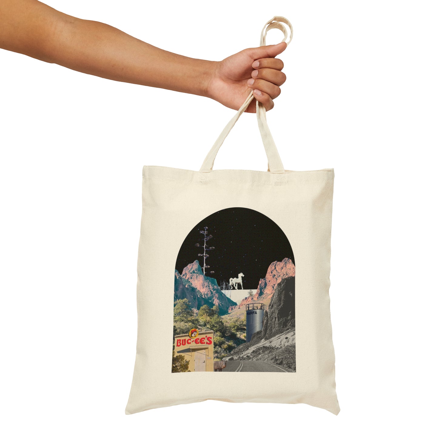 Desert Dreams- Cotton Canvas Tote Bag