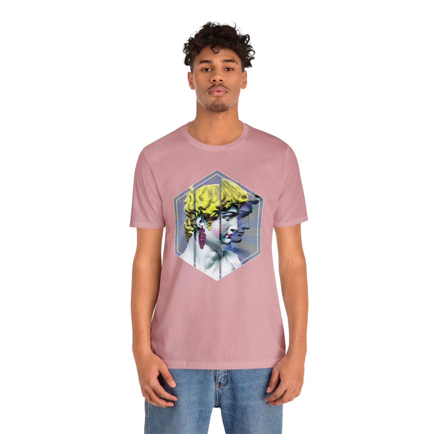 David in Drag Unisex Jersey Short Sleeve Tee