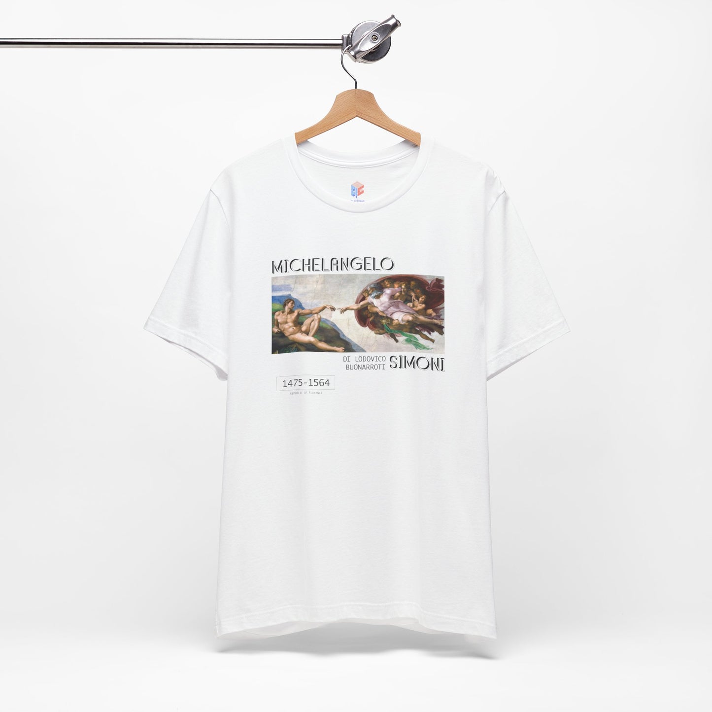 Michelangelo- Creation of Adam Unisex Jersey Short Sleeve Tee