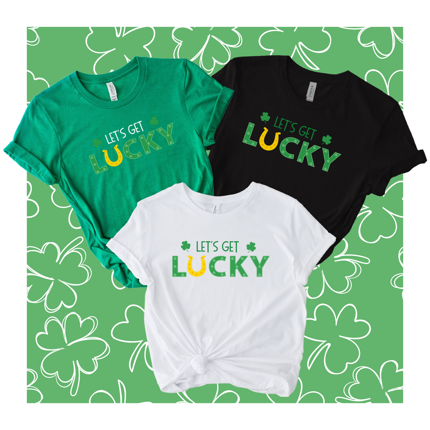 Let's Get Lucky Unisex Jersey Short Sleeve Tee