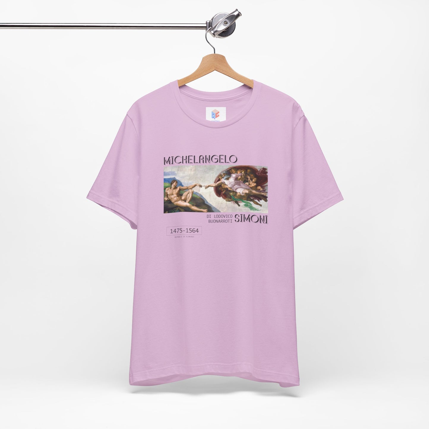 Michelangelo- Creation of Adam Unisex Jersey Short Sleeve Tee