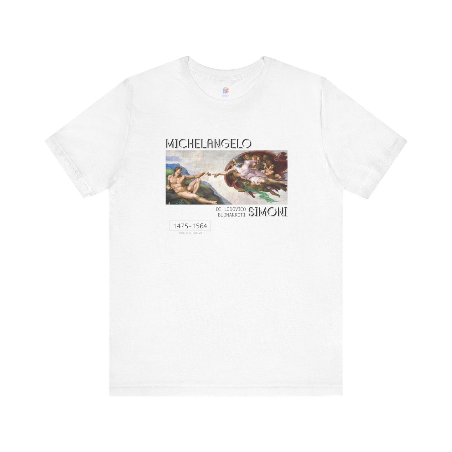 Michelangelo- Creation of Adam Unisex Jersey Short Sleeve Tee