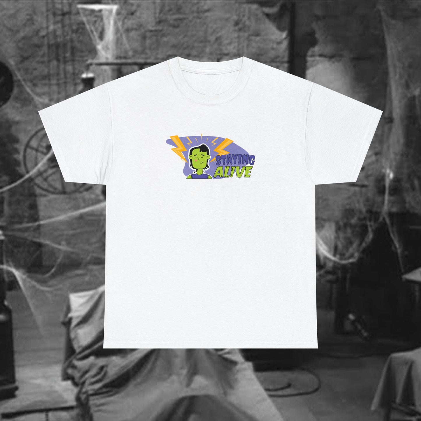 Stayin' Alive Frankenstein Tee