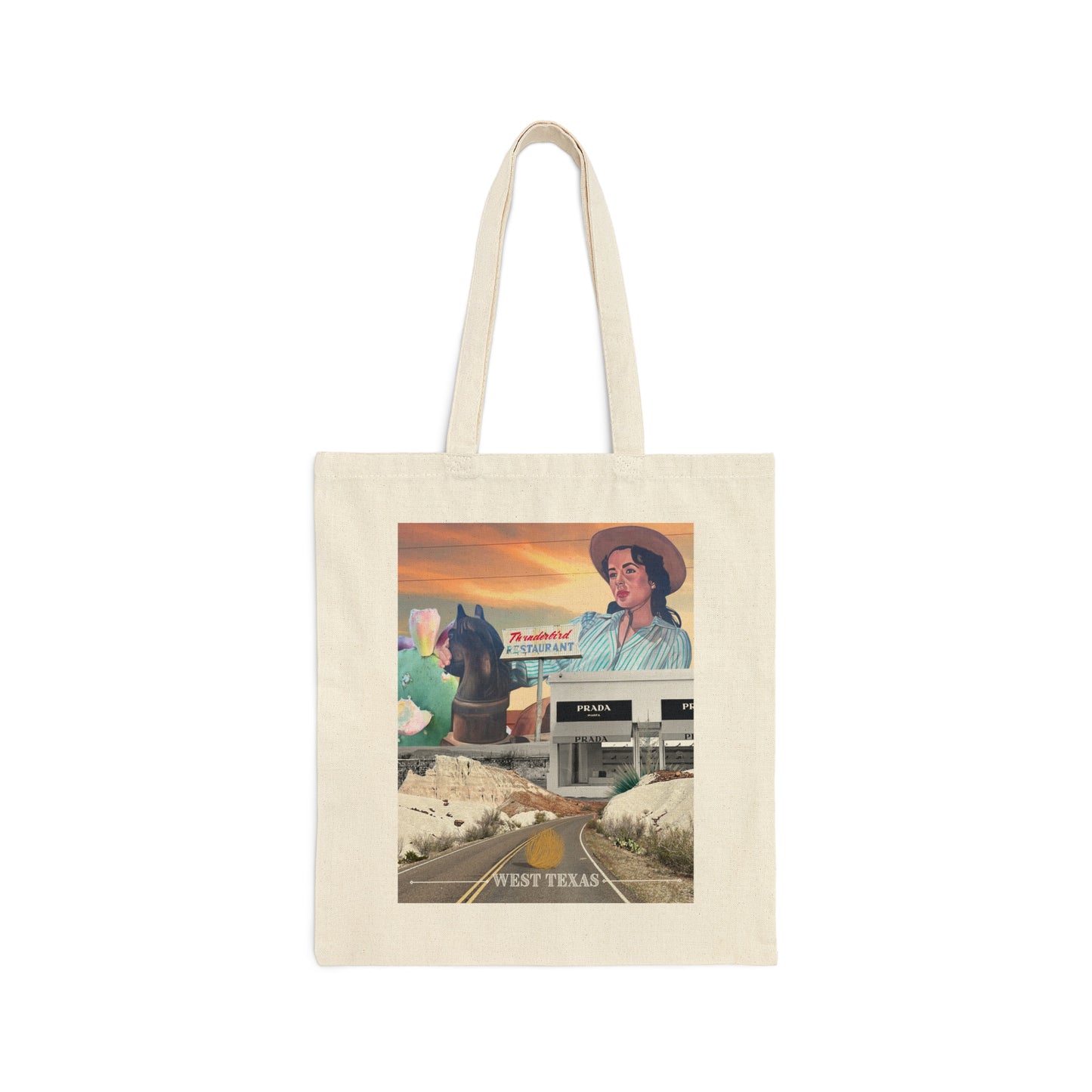 Texas Giant -- Cotton Canvas Tote Bag