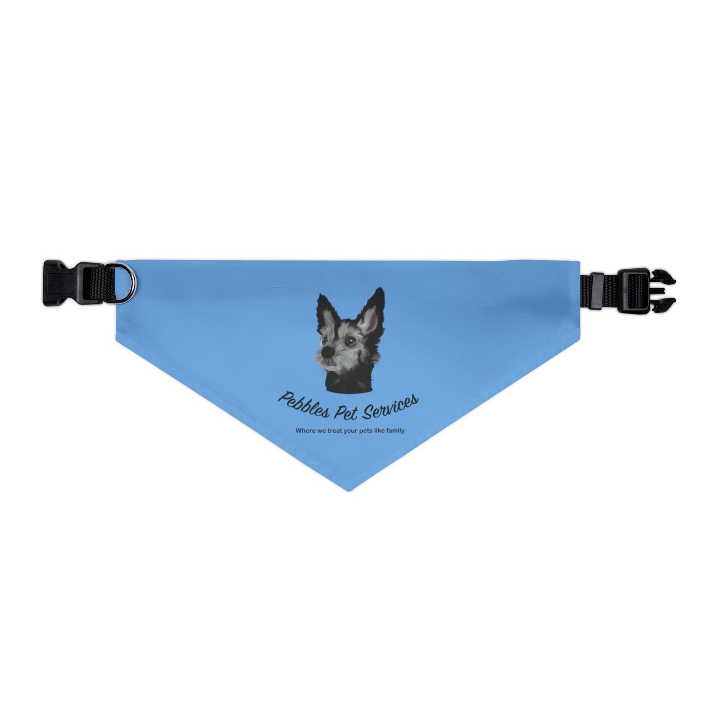 Pebbles Pet Services Bandana Collar- Custom Order