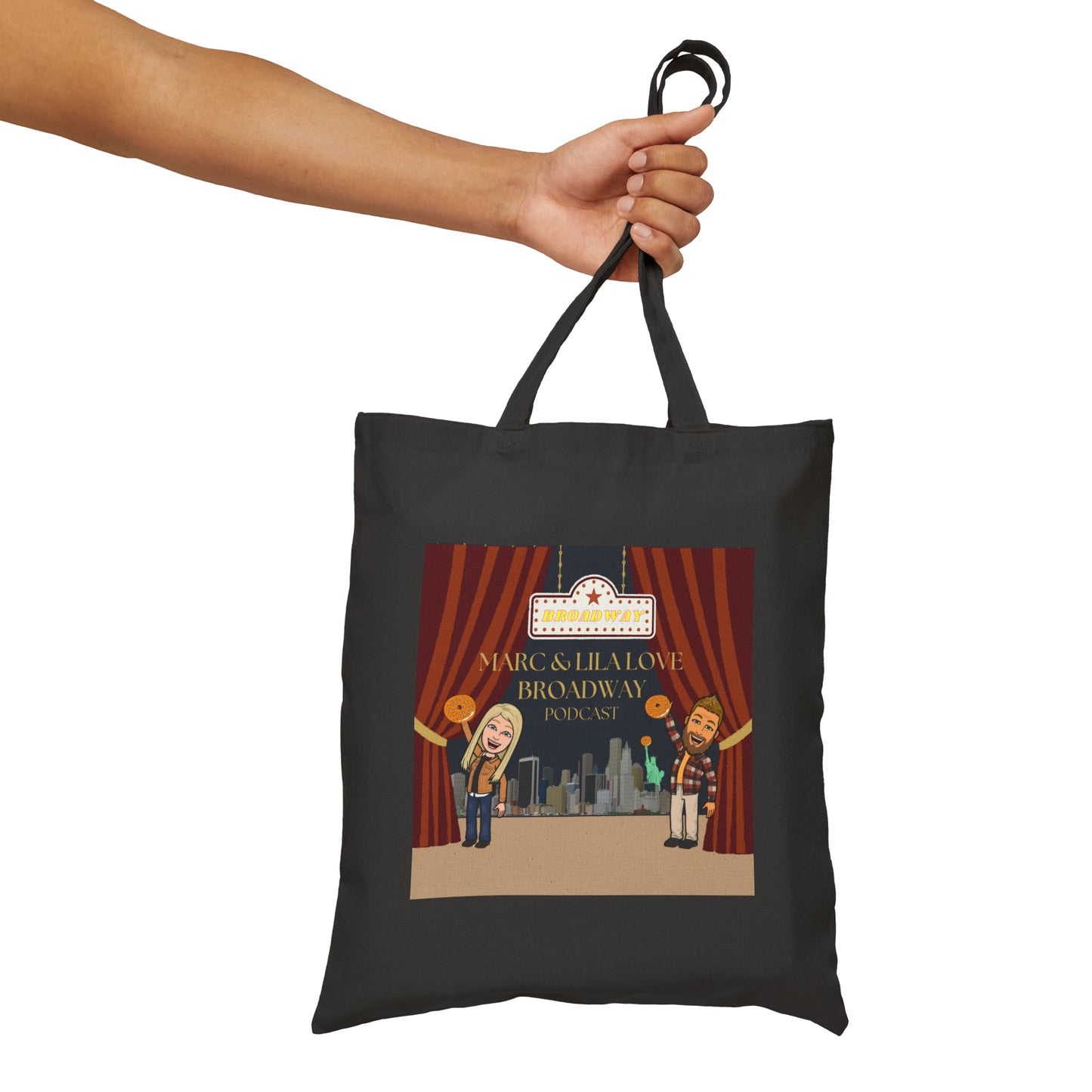 Marc & Lila Love Broadway Cotton Canvas Tote Bag