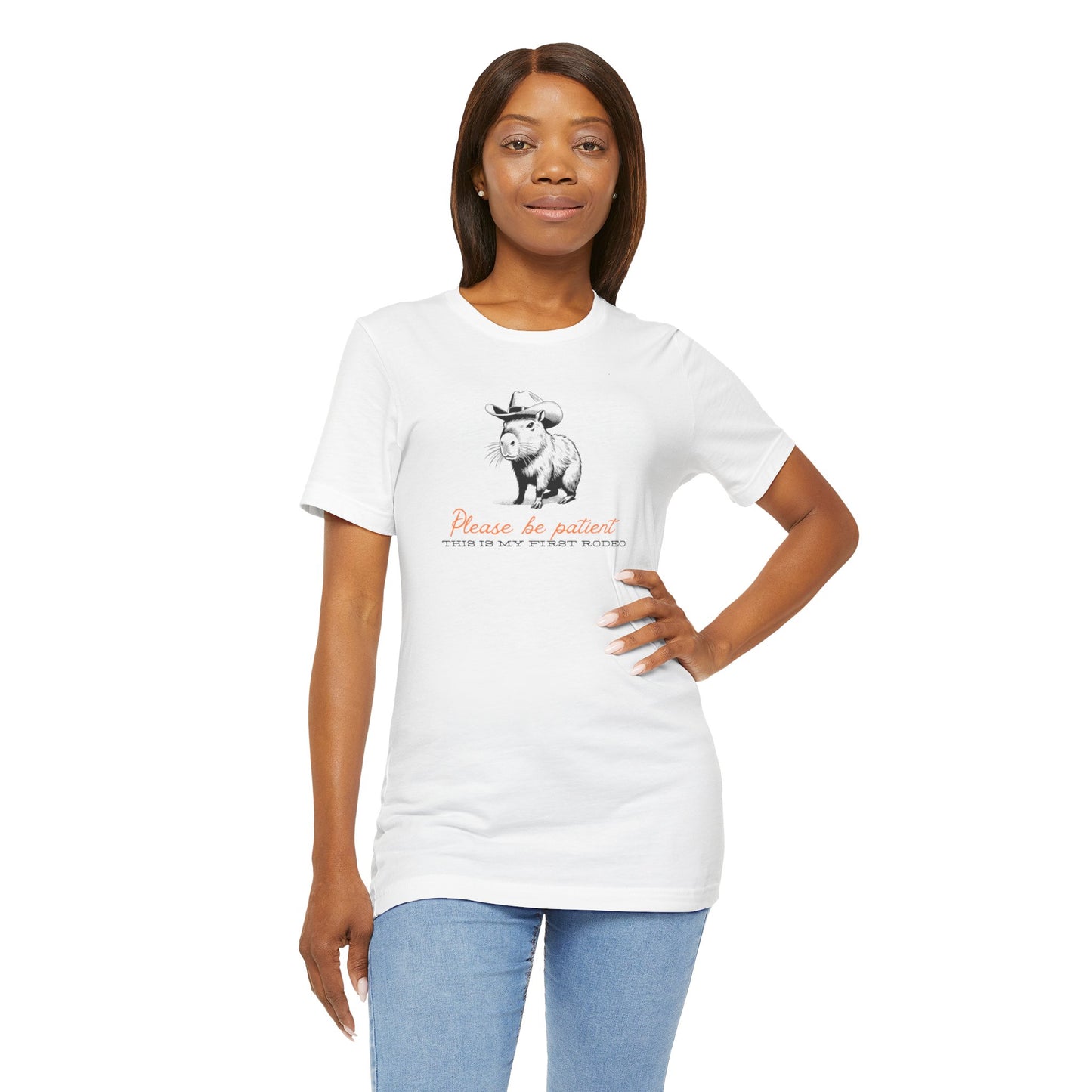 This is my first rodeo - Unisex Jersey Short Sleeve Tee