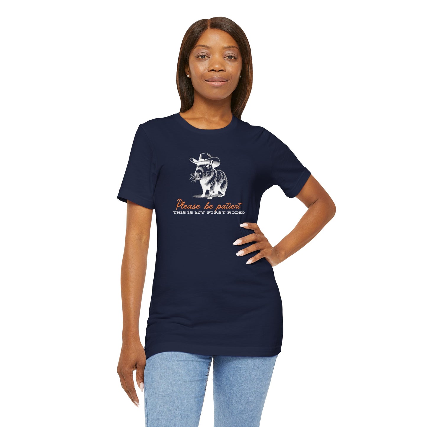 This is my first rodeo - Unisex Jersey Short Sleeve Tee