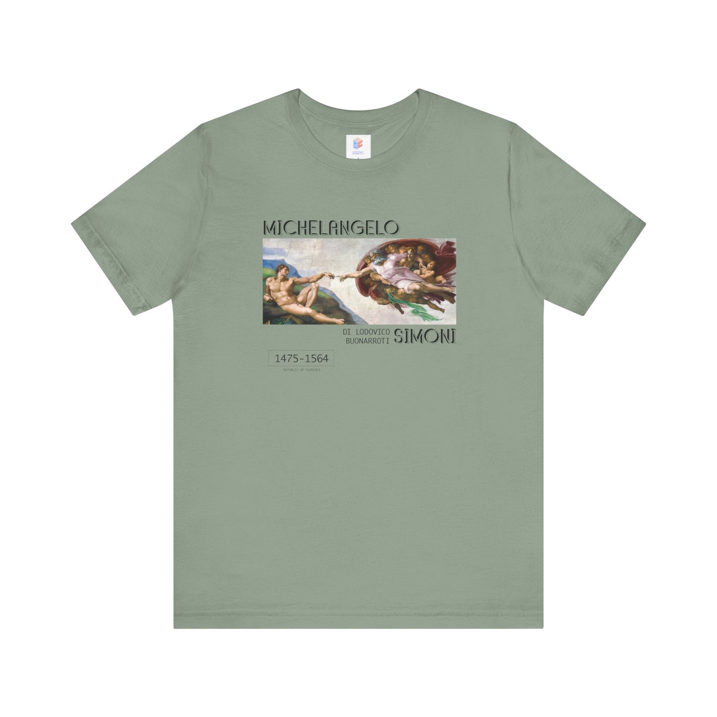 Michelangelo- Creation of Adam Unisex Jersey Short Sleeve Tee