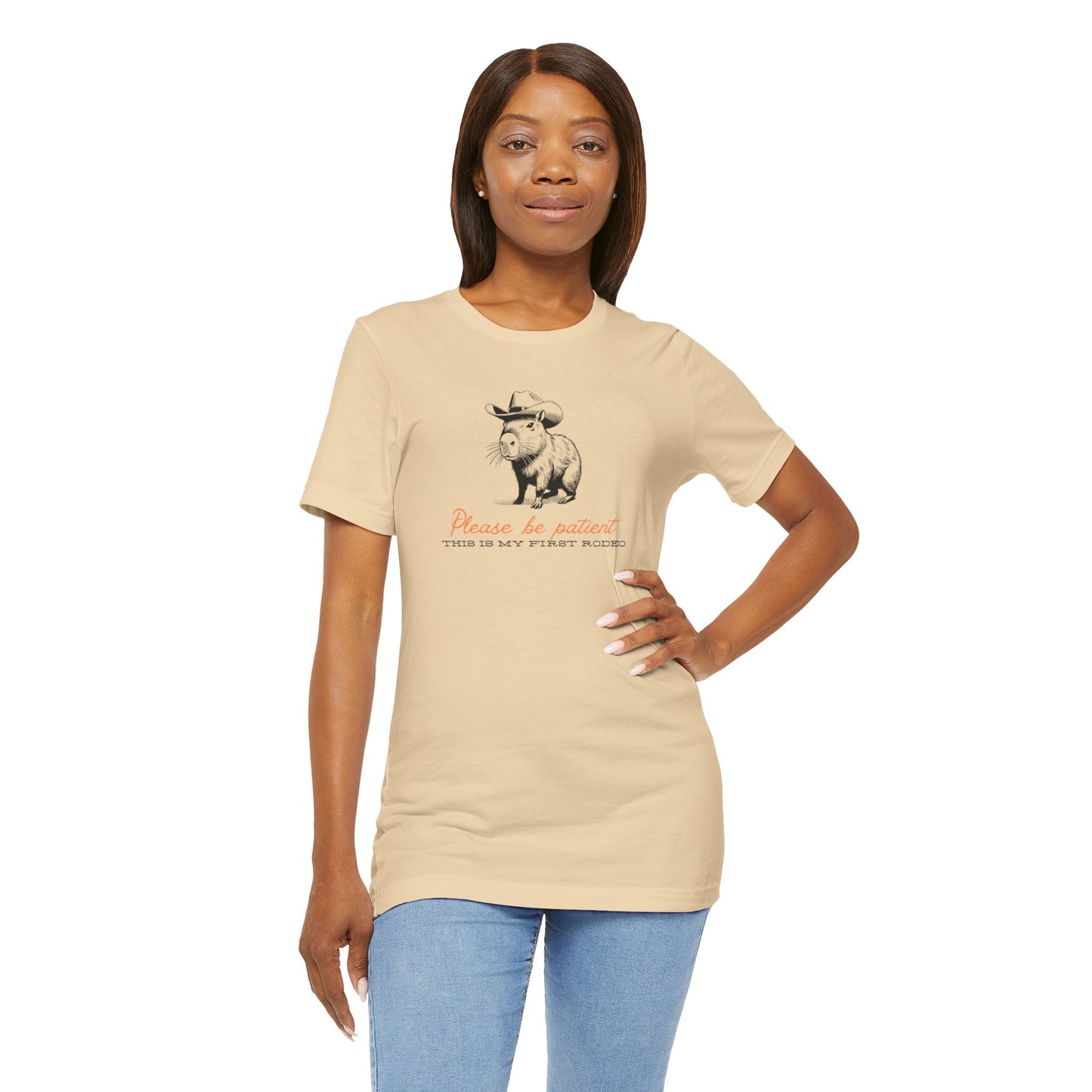 This is my first rodeo - Unisex Jersey Short Sleeve Tee