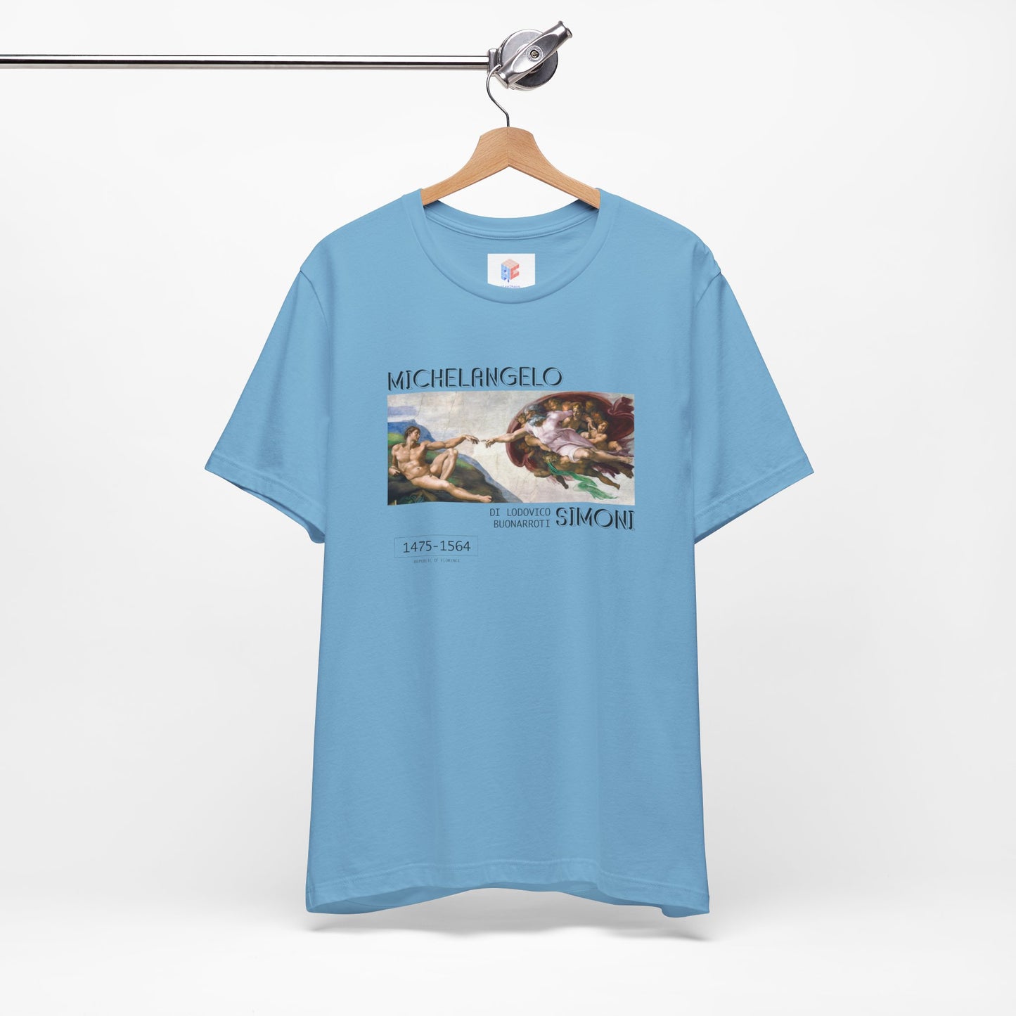 Michelangelo- Creation of Adam Unisex Jersey Short Sleeve Tee