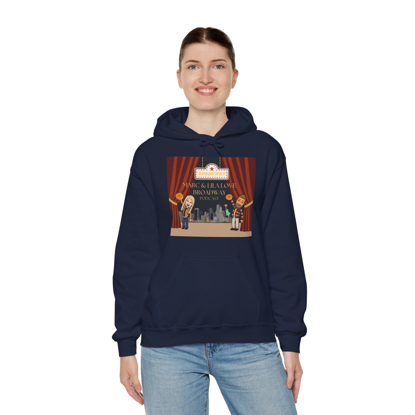 Marc & Lila Love Broadway Unisex Heavy Blend™ Hooded Sweatshirt