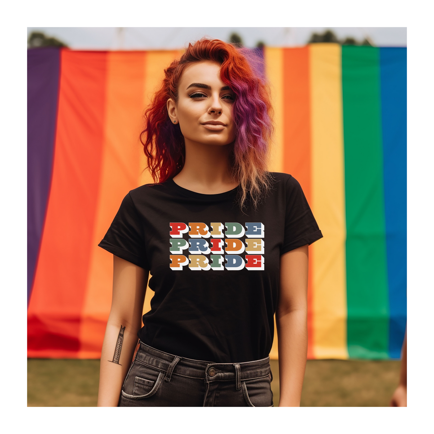 PRIDE RAINBOW Tee