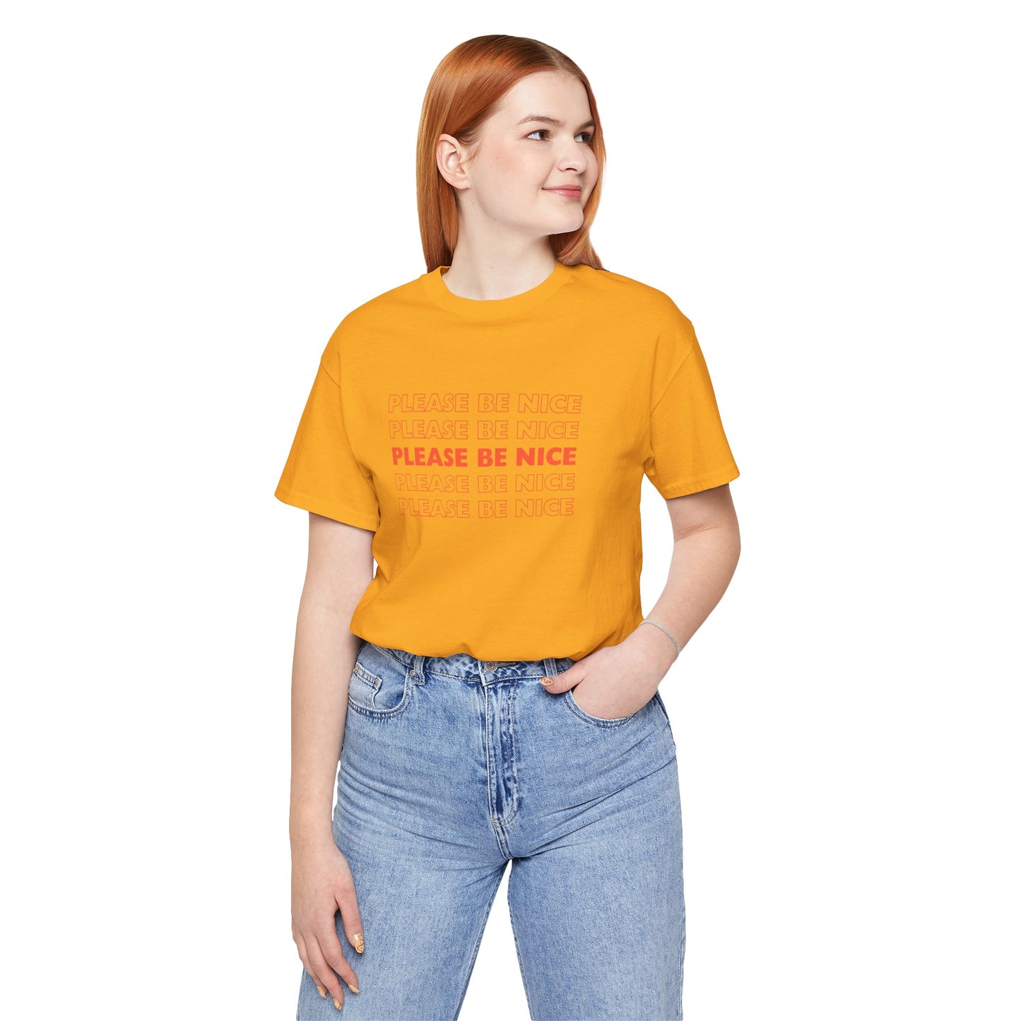 Please Be Nice - Unisex Jersey Short Sleeve Tee