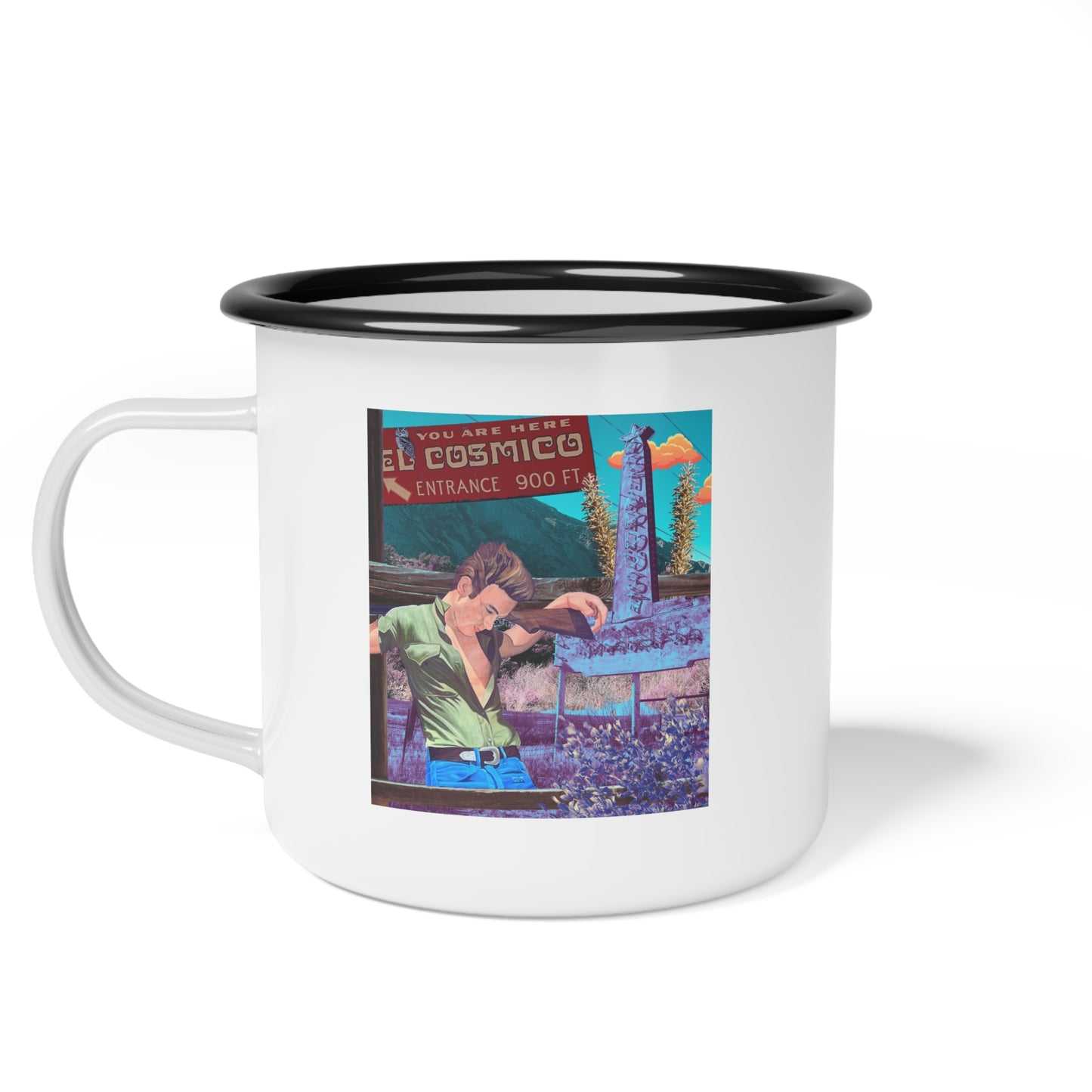 James Dean Day Dream -- Enamel Camp Cup