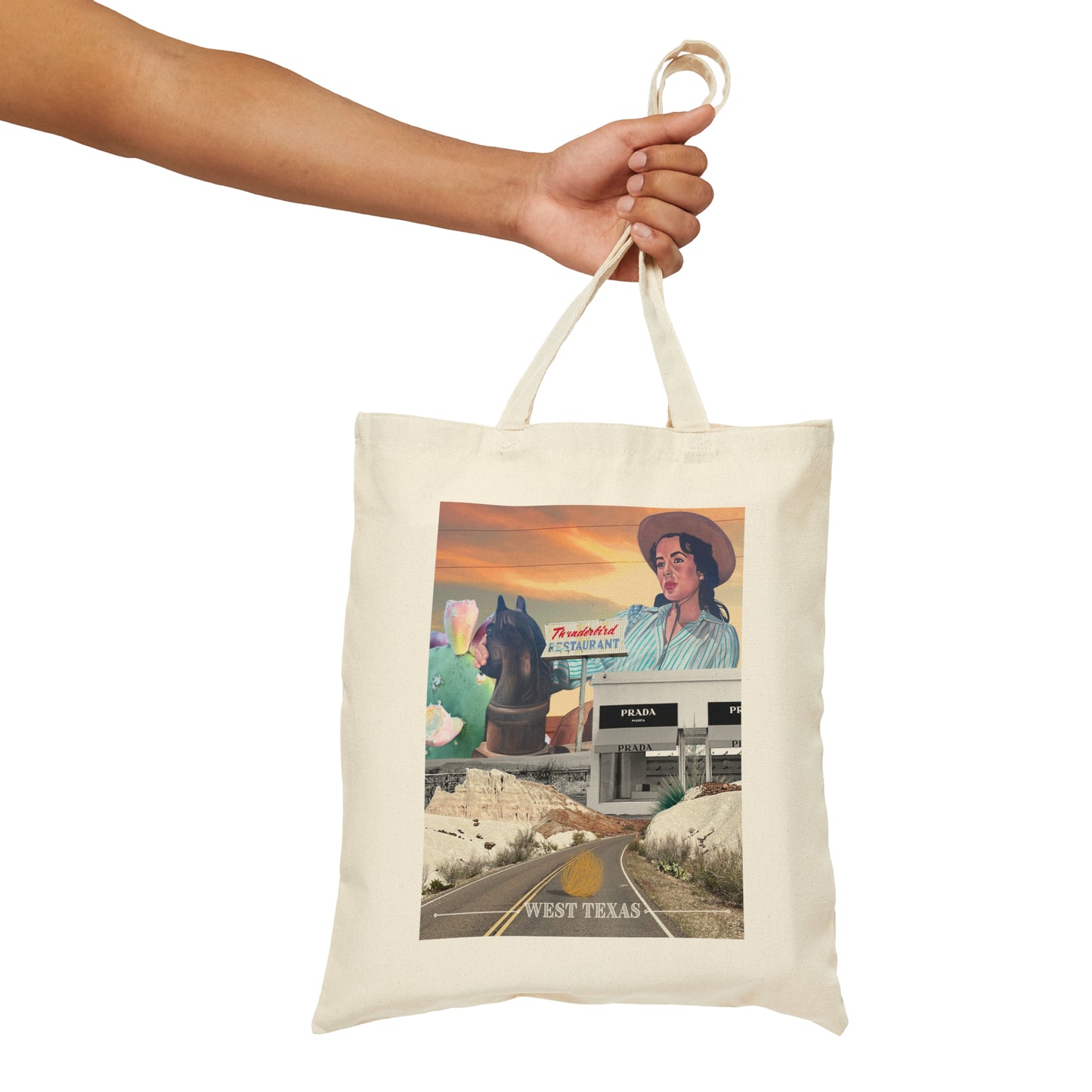 Texas Giant -- Cotton Canvas Tote Bag