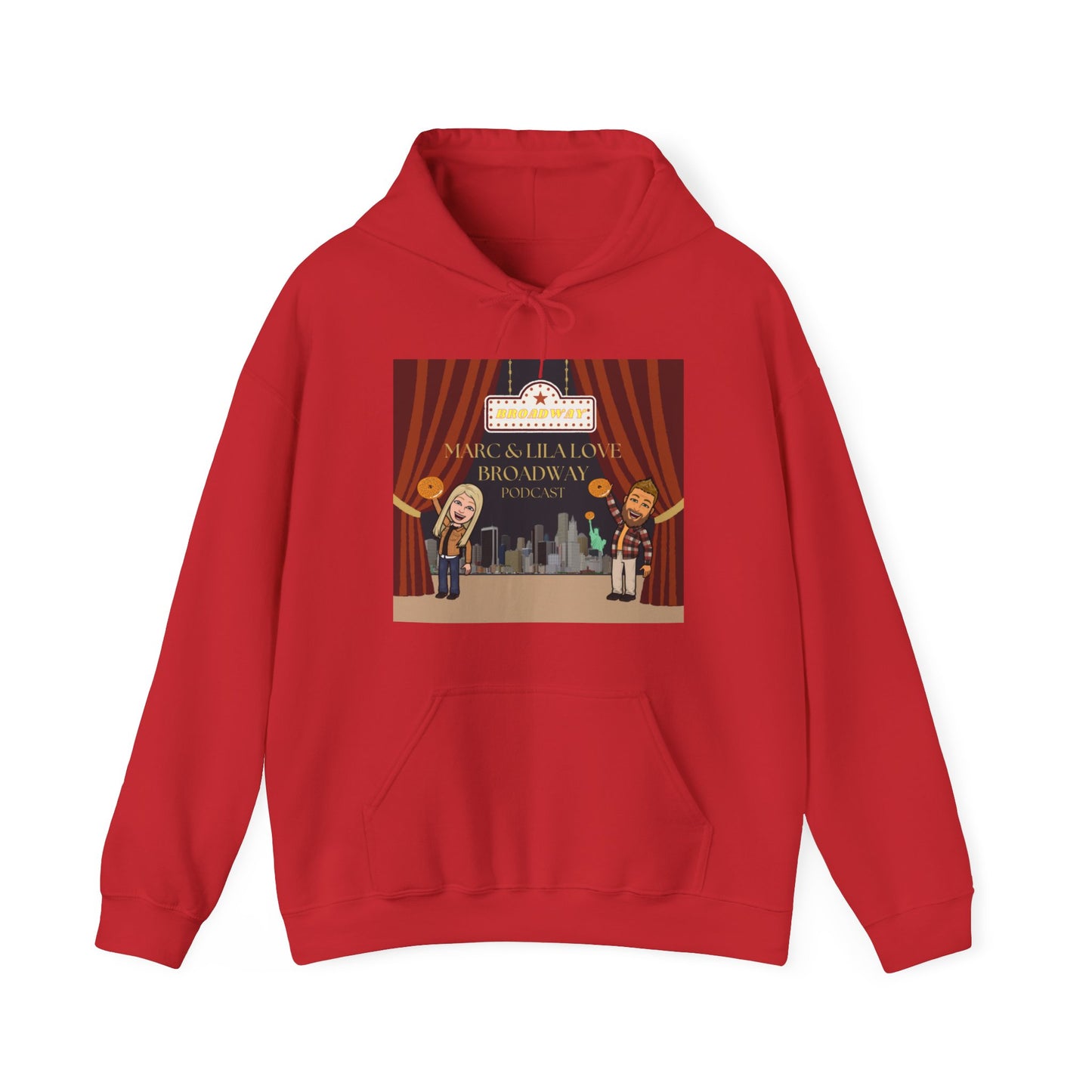 Marc & Lila Love Broadway Unisex Heavy Blend™ Hooded Sweatshirt