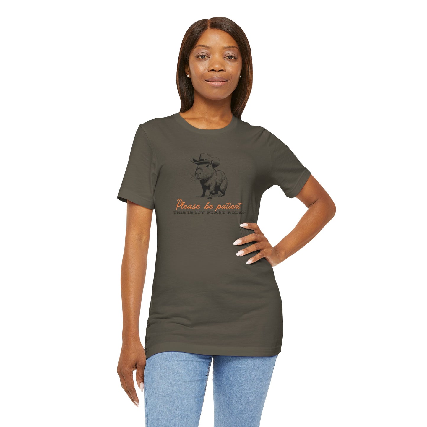 This is my first rodeo - Unisex Jersey Short Sleeve Tee