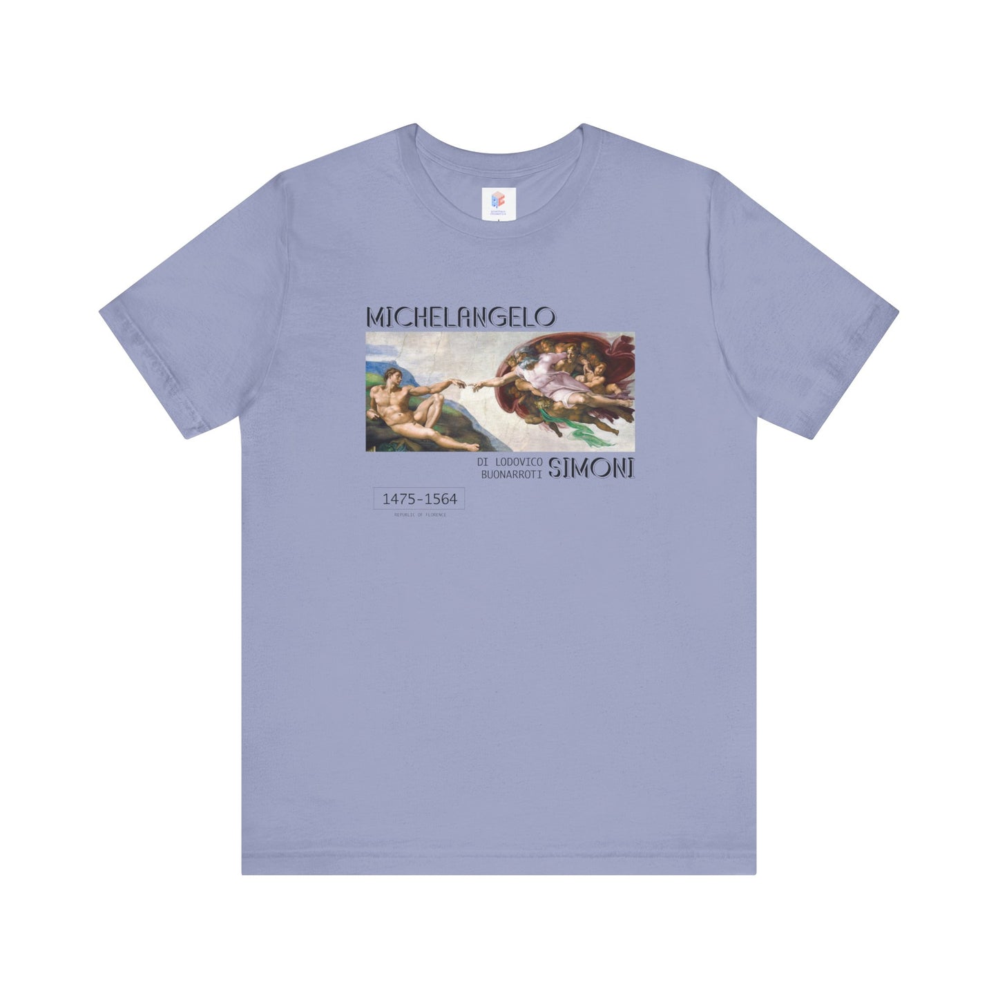 Michelangelo- Creation of Adam Unisex Jersey Short Sleeve Tee