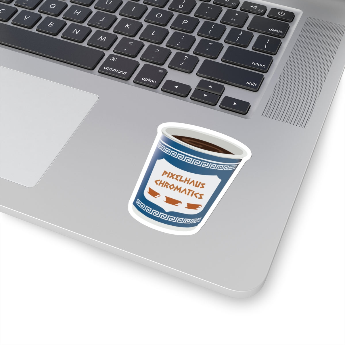 Greek Coffee Cup Sticker