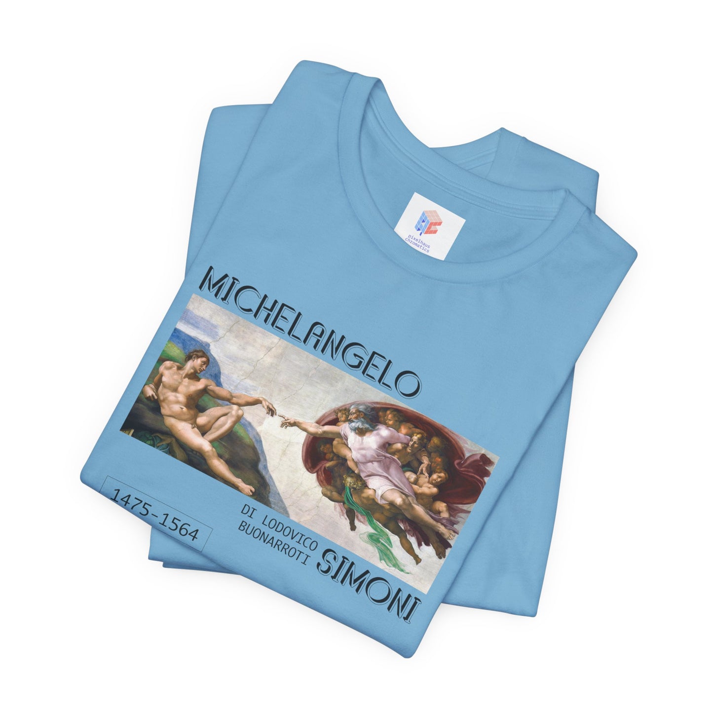 Michelangelo- Creation of Adam Unisex Jersey Short Sleeve Tee