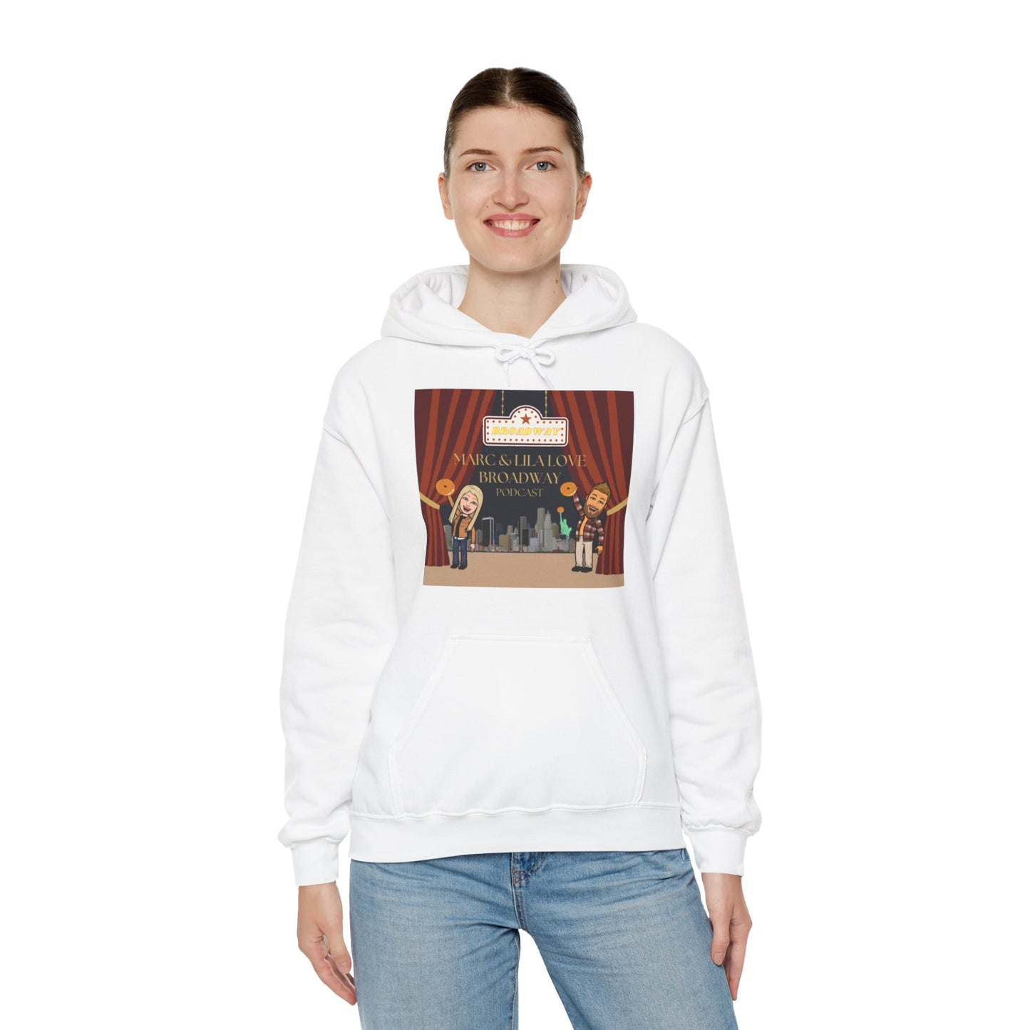 Marc & Lila Love Broadway Unisex Heavy Blend™ Hooded Sweatshirt