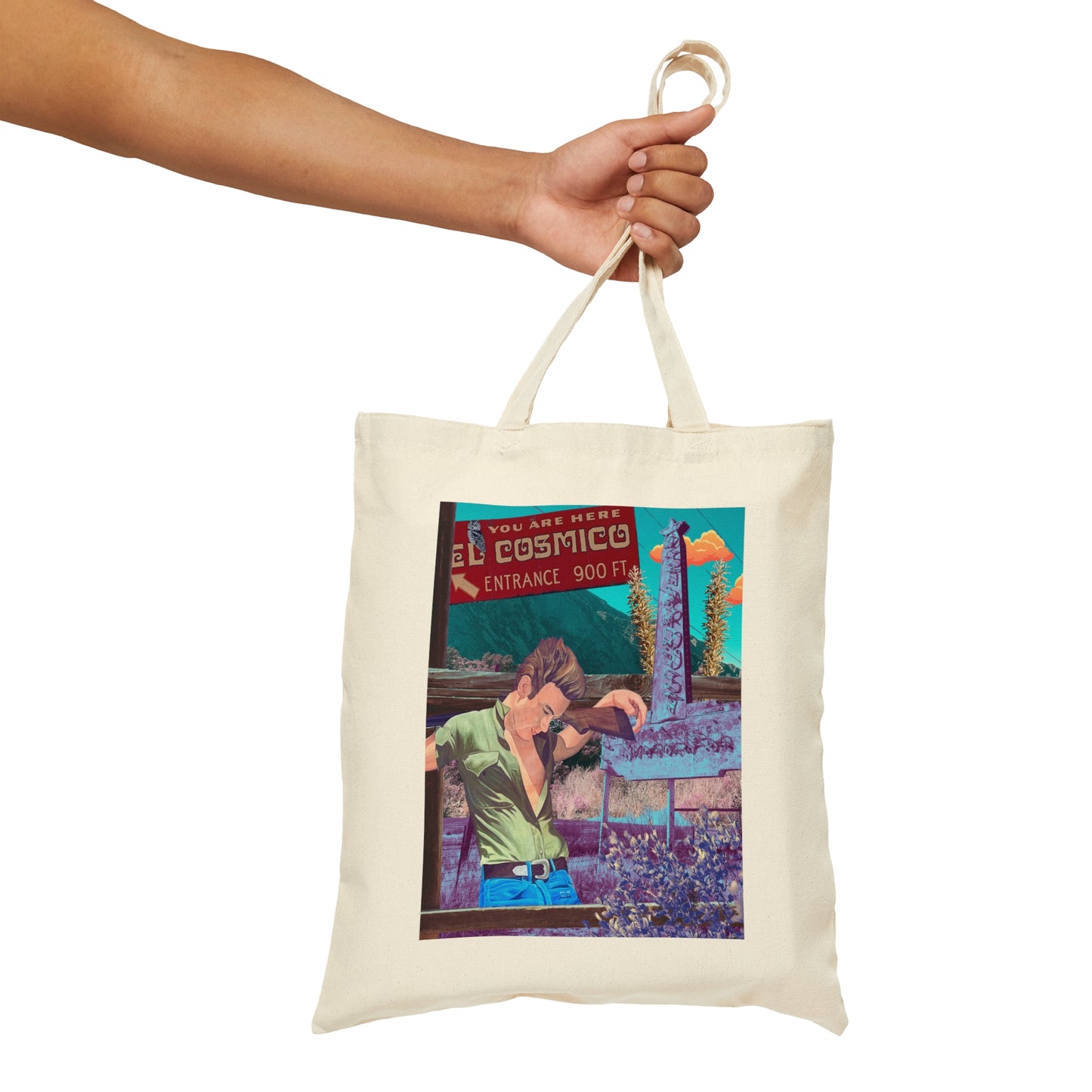 James Dean Day Dream Cotton Canvas Tote Bag