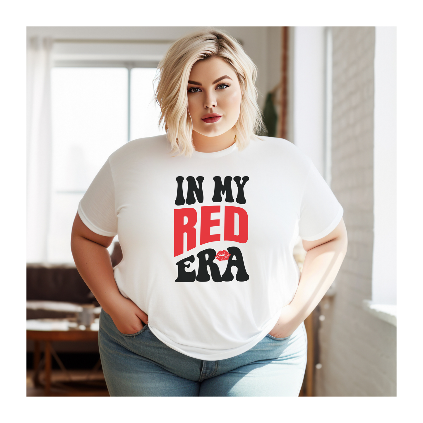 In My Red Era tee- Unisex Jersey Short Sleeve Tee