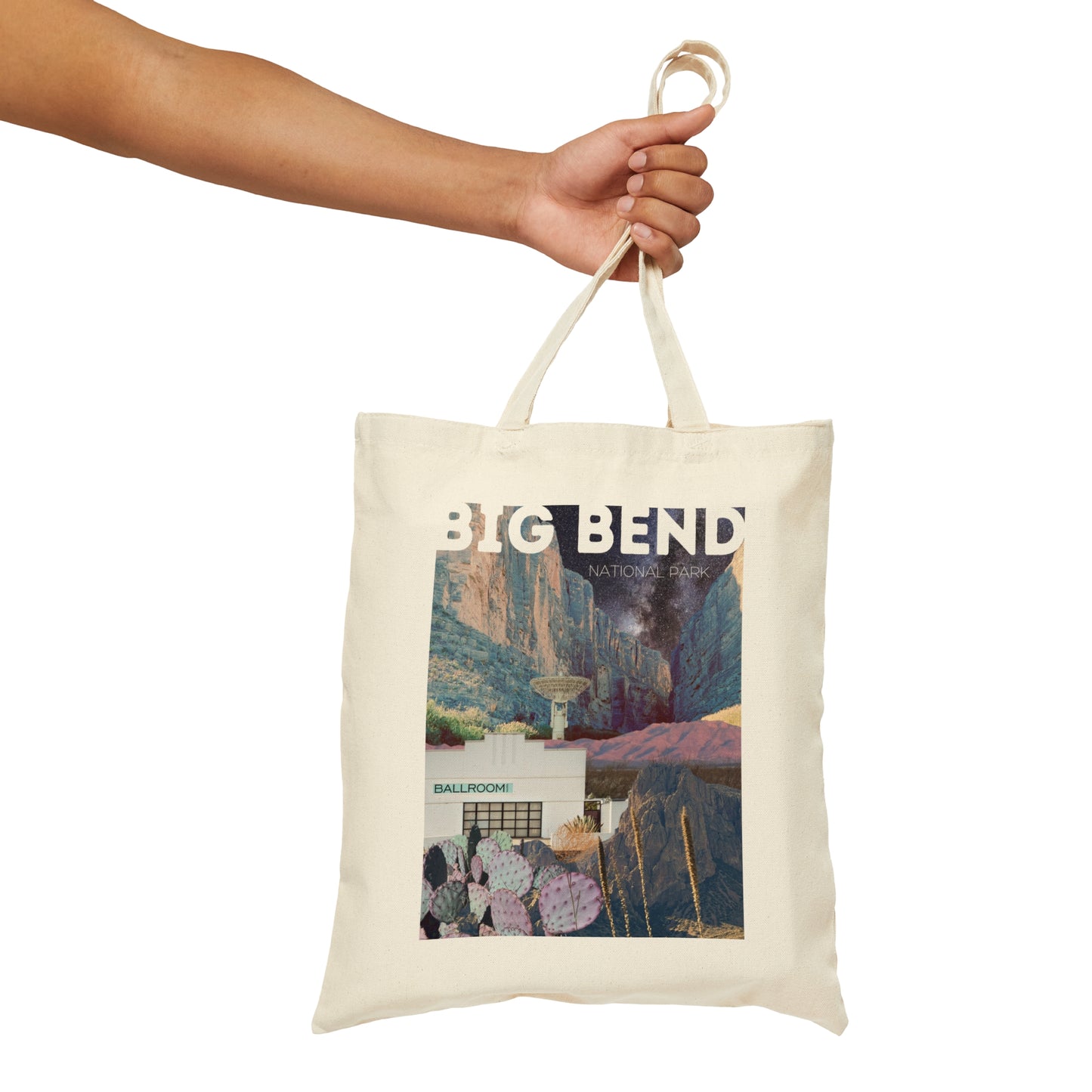 Big Bend Cotton Canvas Tote Bag