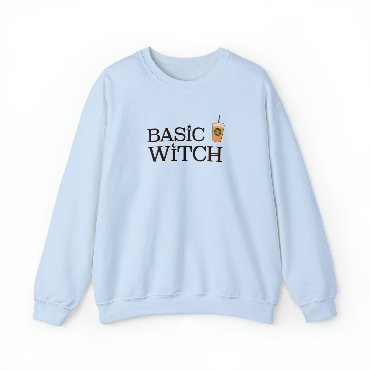 Basic Witch Halloween Tee Unisex Heavy Blend™ Crewneck Sweatshirt