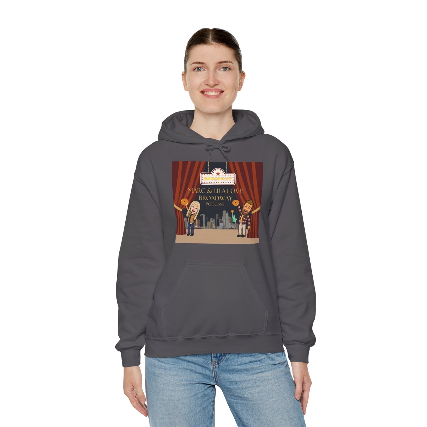 Marc & Lila Love Broadway Unisex Heavy Blend™ Hooded Sweatshirt