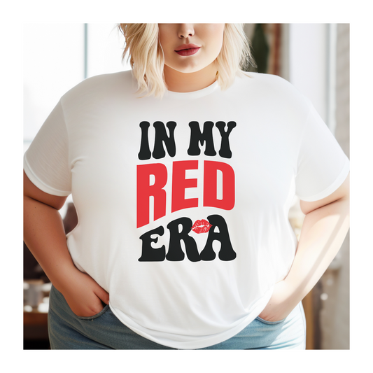 In My Red Era tee- Unisex Jersey Short Sleeve Tee