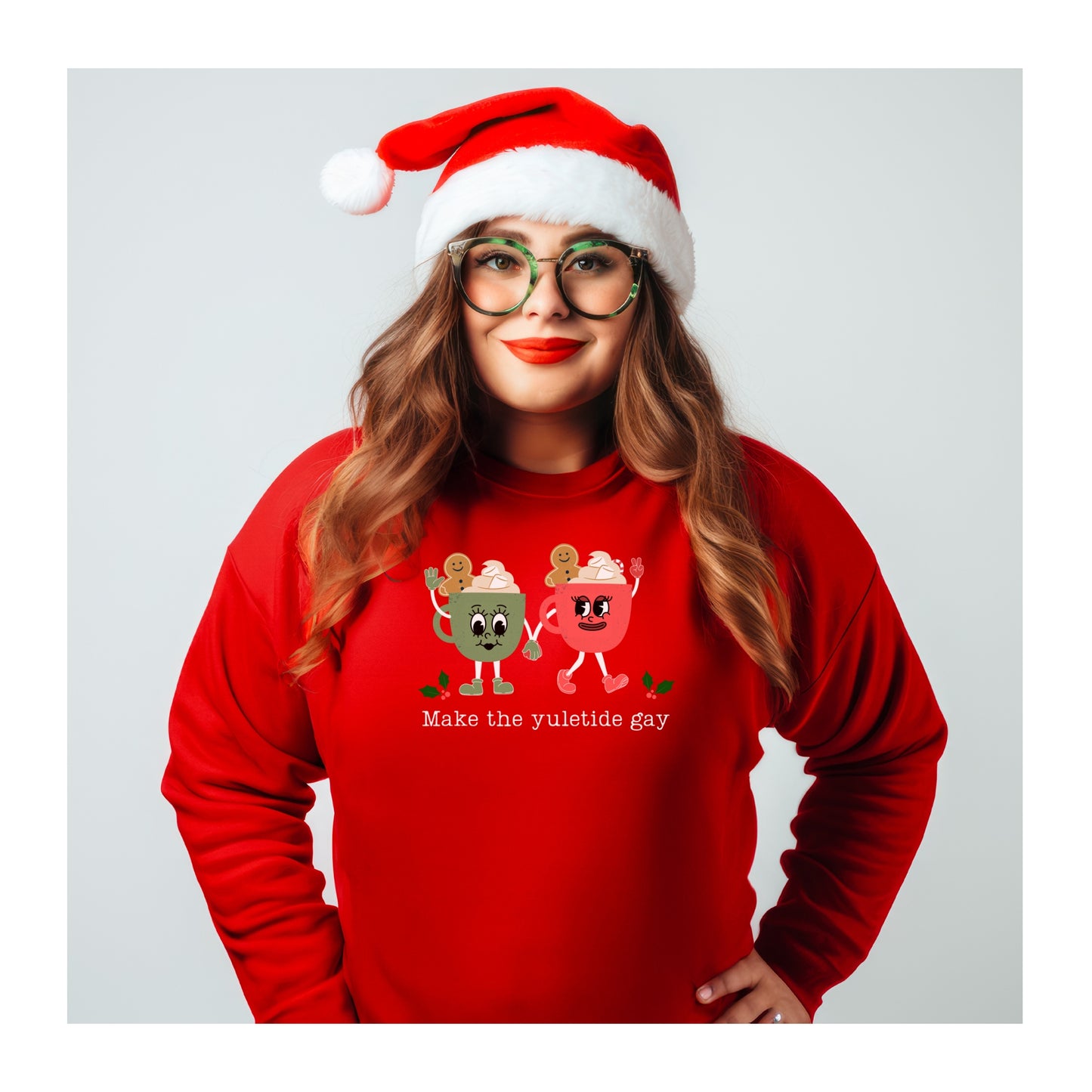 Make the Yuletide Gay Crewneck Sweatshirt