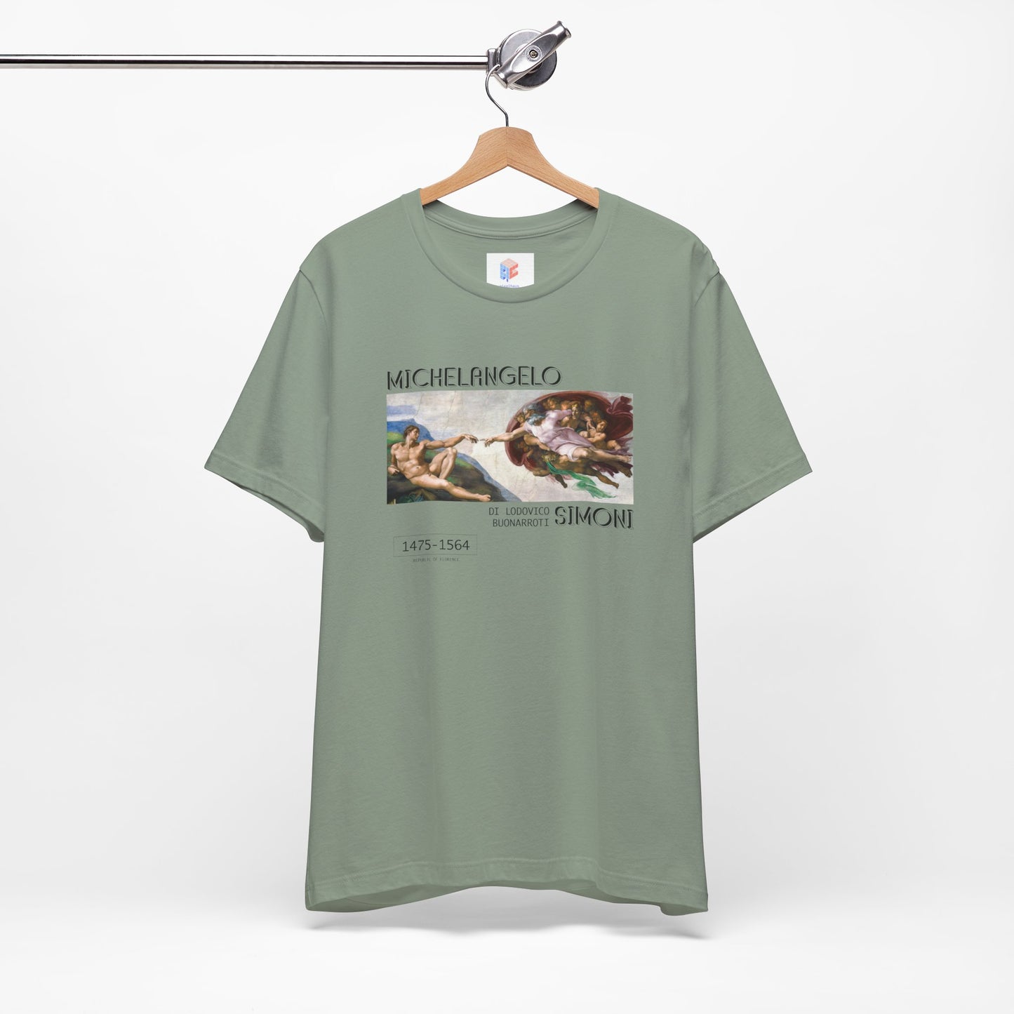 Michelangelo- Creation of Adam Unisex Jersey Short Sleeve Tee