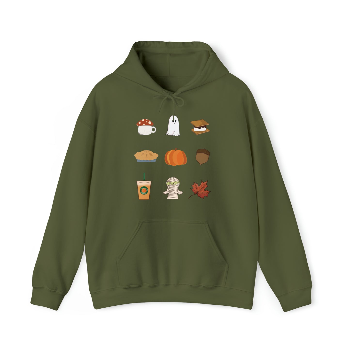 All Things Nice Unisex Heavy Blend™ Hooded Sweatshirt, cute fall hoodies, fall hoodies, pumpkins, fall harvest, fall outfit ideas, plus size tops for fall, plus size fall outfit, outfit inspo, fall wardrobe ideas