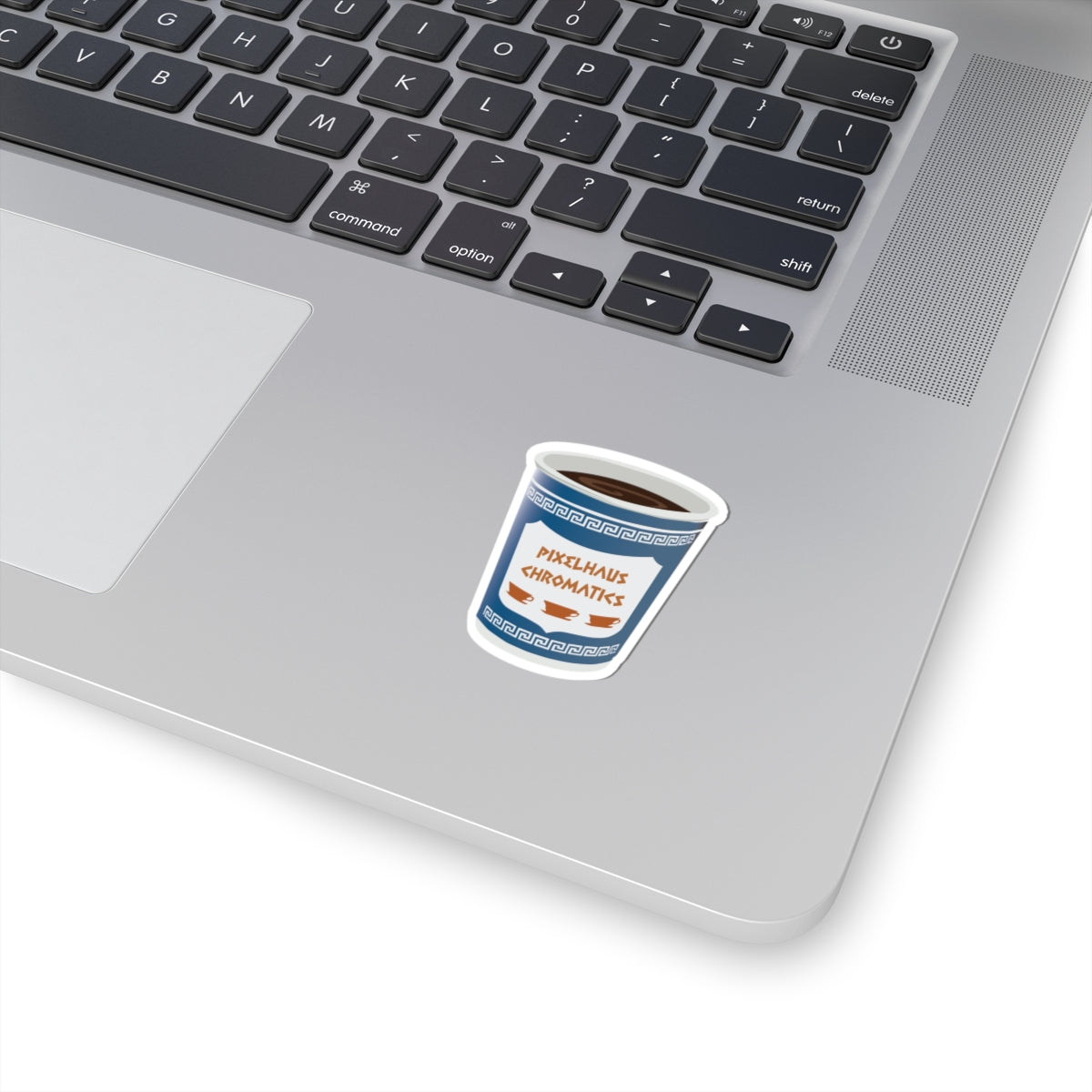 Greek Coffee Cup Sticker